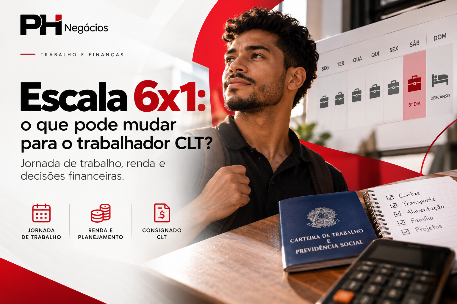 Escala 6x1 e vida financeira: como a rotina de trabalho influencia as decisões de crédito?